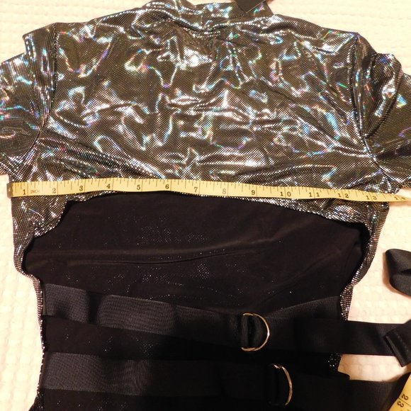 FASHION NOVA Seductive Iridescent Bodysuit New XS - Picture 9 of 9